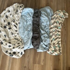 Bundle of 5 Bassinet covers for baby 0-6 months